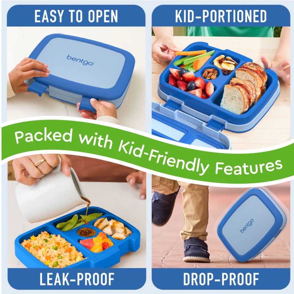 Bentgo Kids lunchbox. Brand new! Blue - Picture 11 of 12